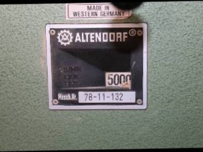 Bild 4:Altendorf Formatkreissäge F90