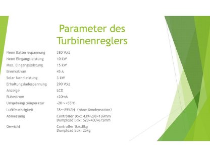 Bild 3:Windkraft Komplettsystem 10 oder 20 kW, 400 V