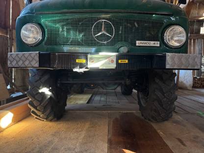 Bild 3:Unimog 411, tausche gegen Bagger oder Schneidspalter