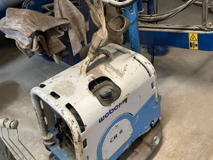 Bild 2:Rüttelplatte Weber CR6 Elektrostarter