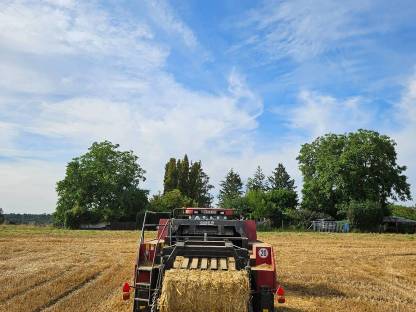 Bild 2:Quaderballen pressen