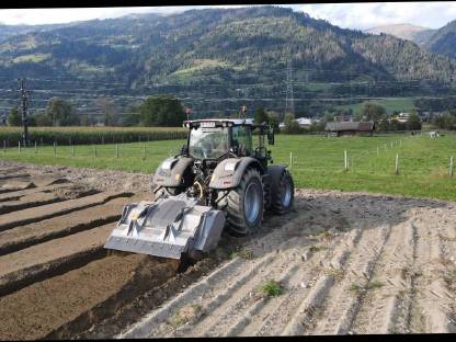 Bild 8:Rekultivierungsarbeiten und Fräsarbeiten