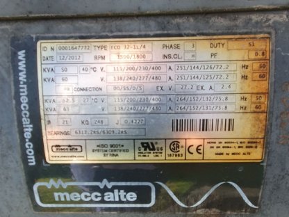 Bild 5:50 kVA Notstromaggregat