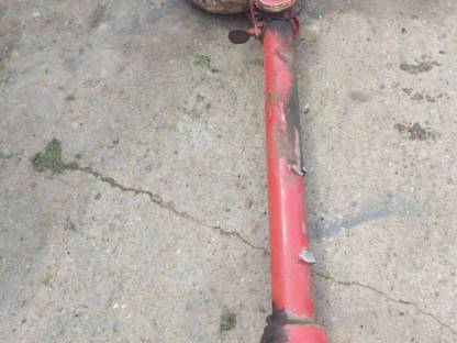 Bild 2:Krone Turbo: Getriebe, Stützrad, Rückwand