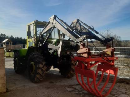 Bild 2:MB Trac 800 mit Frontlader