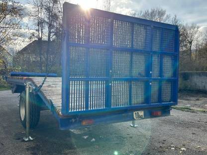 Bild 6:Tieflader Baggertransporter
