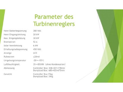 Bild 8:Windkraft Komplettsystem 10 oder 20 kW, 400 V