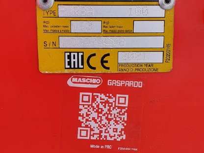 Bild 6:Maschio Furba 100 Mulcher mit Y-Messern