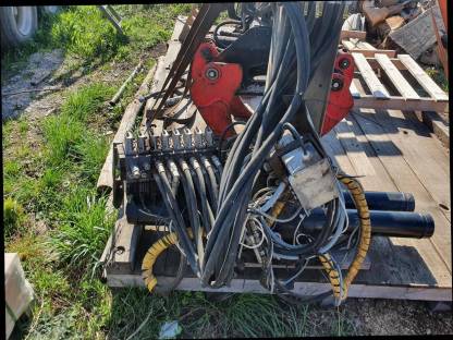 Bild 2:Cranab Greifer, Rotator, Danfoss PVG 32 Steuerblock, Joystick