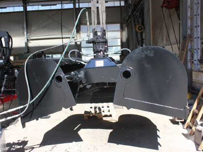 Bild 7:Hackschnitzelgreifer, Getreidegreifer 1.200 l