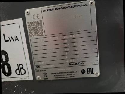 Bild 4:Stromaggregat Atlas Copco QAS 5 100