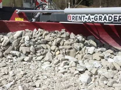 Bild 3:Rent-a-Grader Baustelleneinsatz!