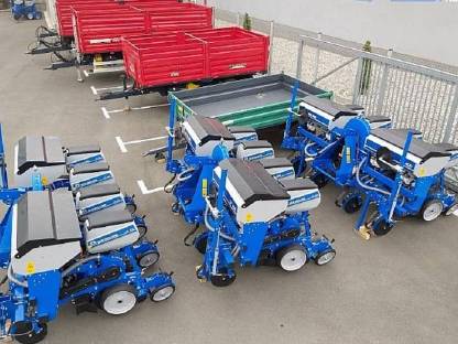 NEU,pneumatische Einzelkornsämaschine NEW HOLLAND, 4 Reihen