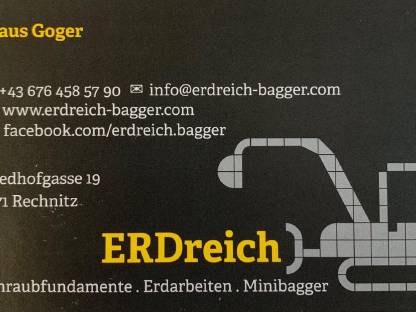 Bild 2:Schraubfundamente Bagger Minibagger