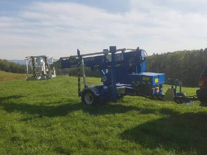 Bild 2:Wurzelstockfräsen, Baumabtragung, Maschinenverleih