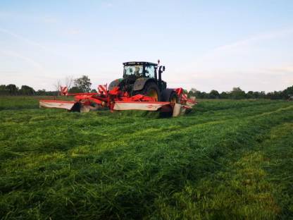Bild 4:Wiesen mähen,Selieren , Wenden , Schwaden , Transport arbeit