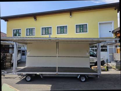 Bild 5:Humer-Drehschemel-Verkaufsbühnen-Transportanhänger