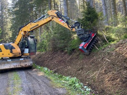 Bild 4:Böschungspflege und Böschungssanierungen