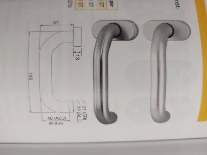 Bild 3:Drückerpaar Niro