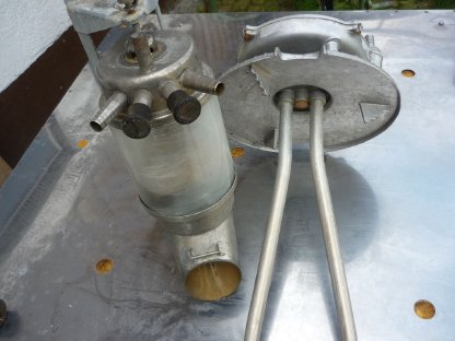 Milchkannenkühler Melkzeugreinigung
