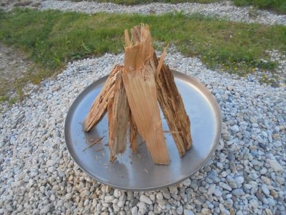 Bild 3:Niroschale Nirofeuerstelle