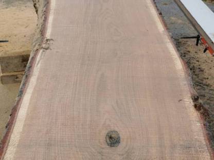 Bild 6:Lohnschnitt - Mobiles Großstammsägewerk