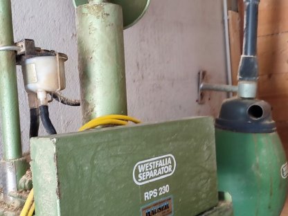 Melkmaschine Westfalia Separator RPS 230, Pumpe, Vakuumpumpe