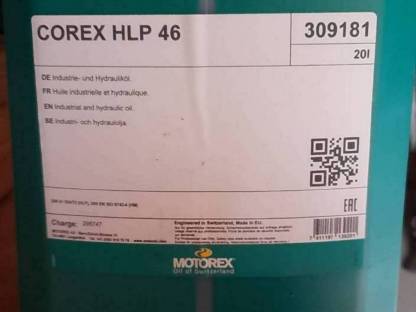 Motorex Hydrauliköl HLP46