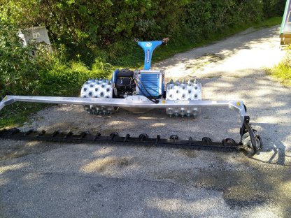 Bild 3:Böschungsmähen Mulch