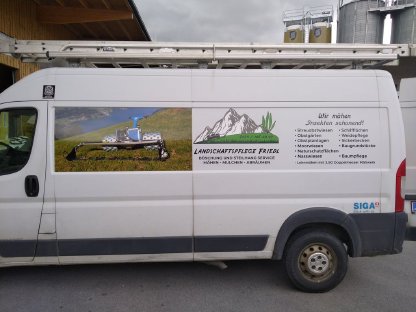 Bild 5:Böschungsmähen Mulch