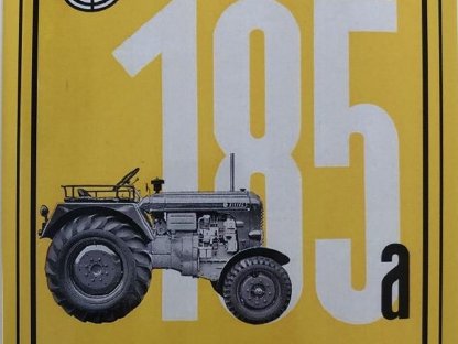 Blechschild 40 x 30 cm Steyr Traktor Typ 185a für Mähdrusch