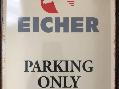 Blechschild 30 x 20 cm eicher Parking only