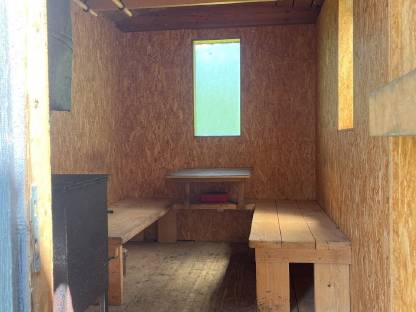 Bild 3:Fahrbare Unterkunft, Jagdhütte