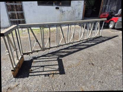 Aufstallung Selbstfanggitter Rinder