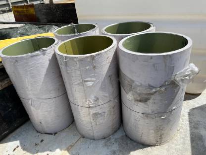 Bild 7:Alu-Verbund 2 mm Rollen 1 m x ~30 m ~160 kg/Rolle Neuwertig