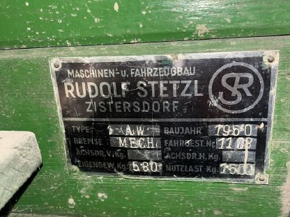 Bild 4:Verkaufe Stetzl Anhänger, Bj. 1960