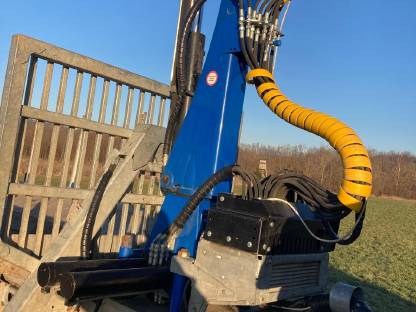 Bild 7:Rückewagen, Forstanhänger, Antrieb, Binderberger, Penz-Kran