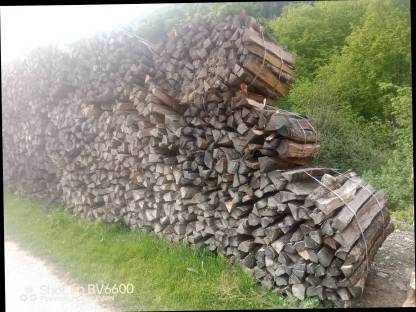 Trockenes Brennholz