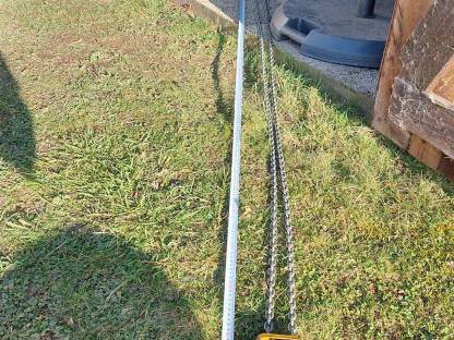 Bild 3:Kettenzug el. 500 kg mit Schienen