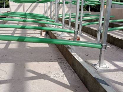 Bild 5:Kunststoff-Bugschwelle Kotschwelle Recyclingmaterial