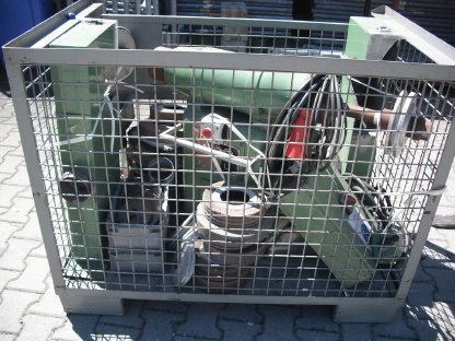 Doppelseitiger Schleif- und Polierbock Fa. Greif DV 40 - 0 - 0 - U
