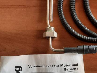 Motor oder Getriebe Vorwärmer