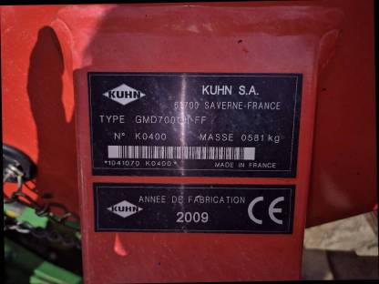 Kuhn Mähwerk GMD 700 GII