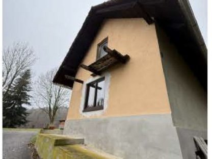 Altes Bauernhaus mit Wiesen, Äckern und Wald