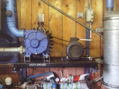 Bild 5:Melkstand Doppelvierer Alfa Laval