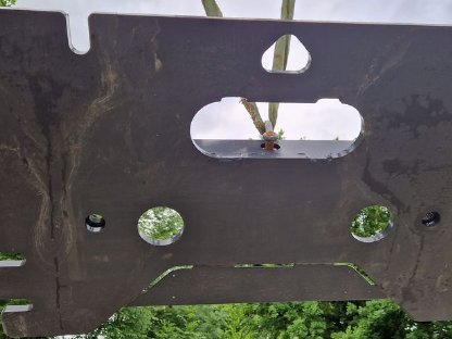 Bild 5:Anbauplatte Schneepflugplatte Kommunalplatte Steyr Schnellwechsler