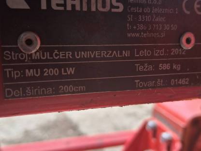 Bild 3:Tehnos Mulcher Welle