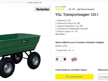 Bild 6:Transportwagen Wanne 125 l