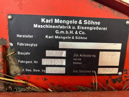 Bild 6:Ladewagen Mengele LW 290