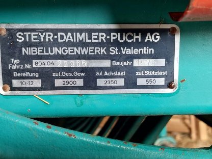 Steyr Hamster Plus 17 Ladewagen